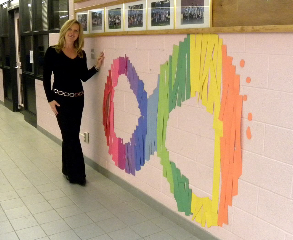 Erin Henry and CC4C logo made by the children.